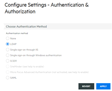 Configure settings